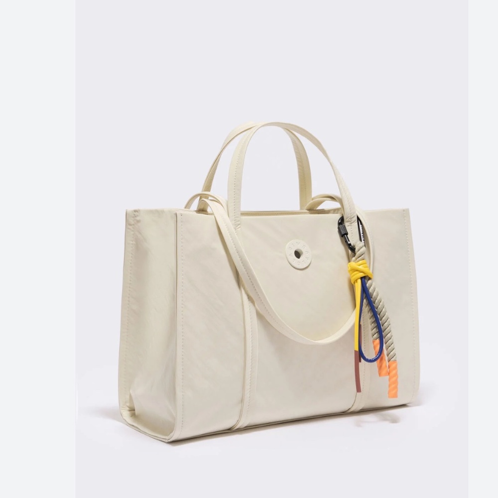 Bimba Y Lola Cream Tote Bag